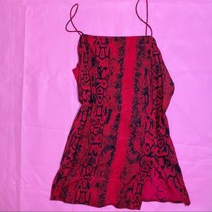 Princess Polly snakeskin print mini dress - MOTEL